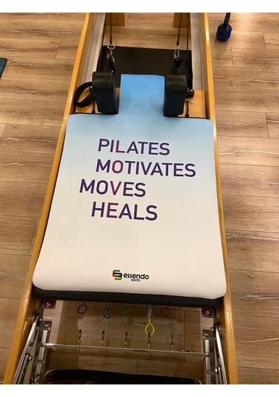 Mavi Beyaz Pilates Reformer Mat Pilates Matı Mavi Beyaz Çok Renkli