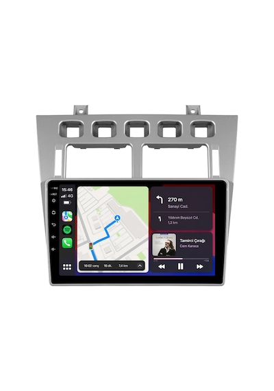 Chery Alia 2008-2011 Android Multimedya Carplay Android Auto Navigasyon Kameralı 4gb Ram 64gb 9"
