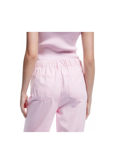 Koton Beli Bağcıklı Pamuklu Düz Paça Cepli Pantolon - Loose Straight Fit Jeans Pembe 5sal40057mw Gül Koton Beli Bağcıklı Pamuklu Düz Paça Cepli Pantolon - Loose Straight Fit Jeans Pembe 5sal40057mw Gül
