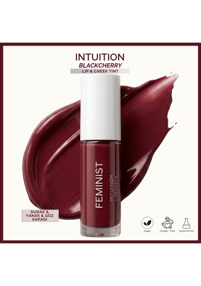 Lip & Cheek Dudak Ve Yanak Renklendirici Likit Allık Nemlendirici Etkili Bordo