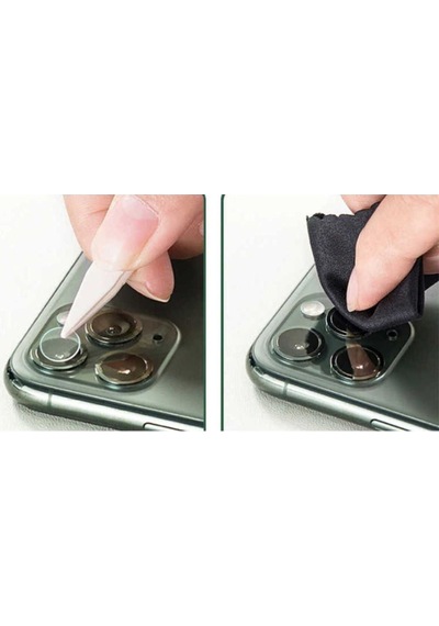 Apple Uyumlu iPhone 11 Pro Zore Nano Kamera Koruyucu Renksiz