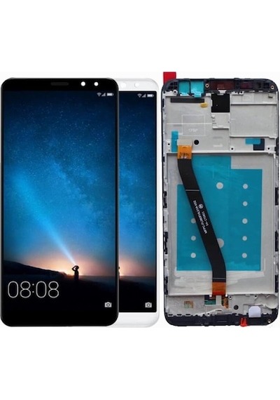Huawei Mate 10 Lite Lcd Ekran Dokunmatik Siyah Çıtalı