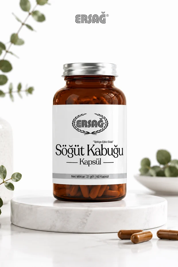 Ersağ Söğüt Kabuğu Kapsül 60 Kapsül Bitkisel