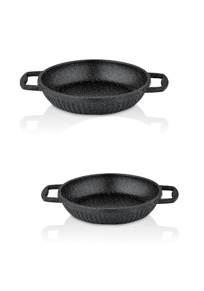 Taç Gravita Döküm 2 Li Sahan Set 20-22 Cm Siyah