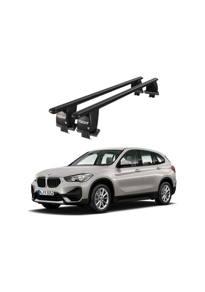 Royal Bmw X1 2019 Ve Sonrası Uyumlu Siyah Kilitli Ara Atkı Port Bagaj Tavan Barı