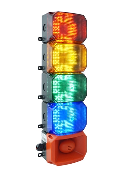 Mesan 4 Kat Küp Led Multifonksiyon 43 Ses Siren 12-24vdc Ms 225.1.3.2.5.12-24vdc