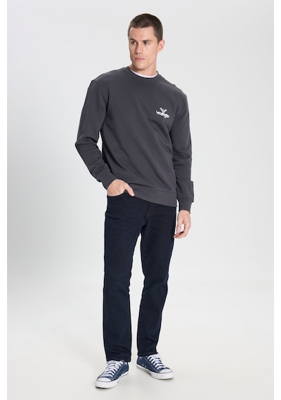 Wrangler Regular Fit Normal Kesim Bisiklet Yaka %100 Pamuk Antrasit Sweatshirt W6895935355 Koyu Füme Wrangler Regular Fit Normal Kesim Bisiklet Yaka %100 Pamuk Antrasit Sweatshirt W6895935355 Koyu Füme