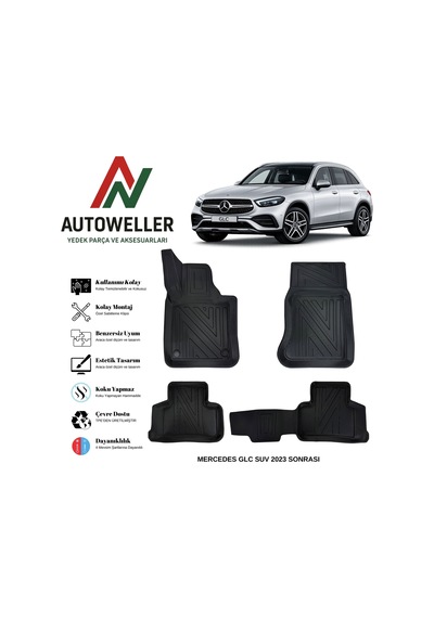 Mercedes-benz Glc Suv 2023 Sonrası Havuzlu Oto Paspas