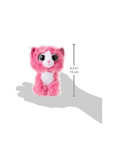 Reagan Pembe Kıvırcık Saçlı Kedi 15 Cm Genel