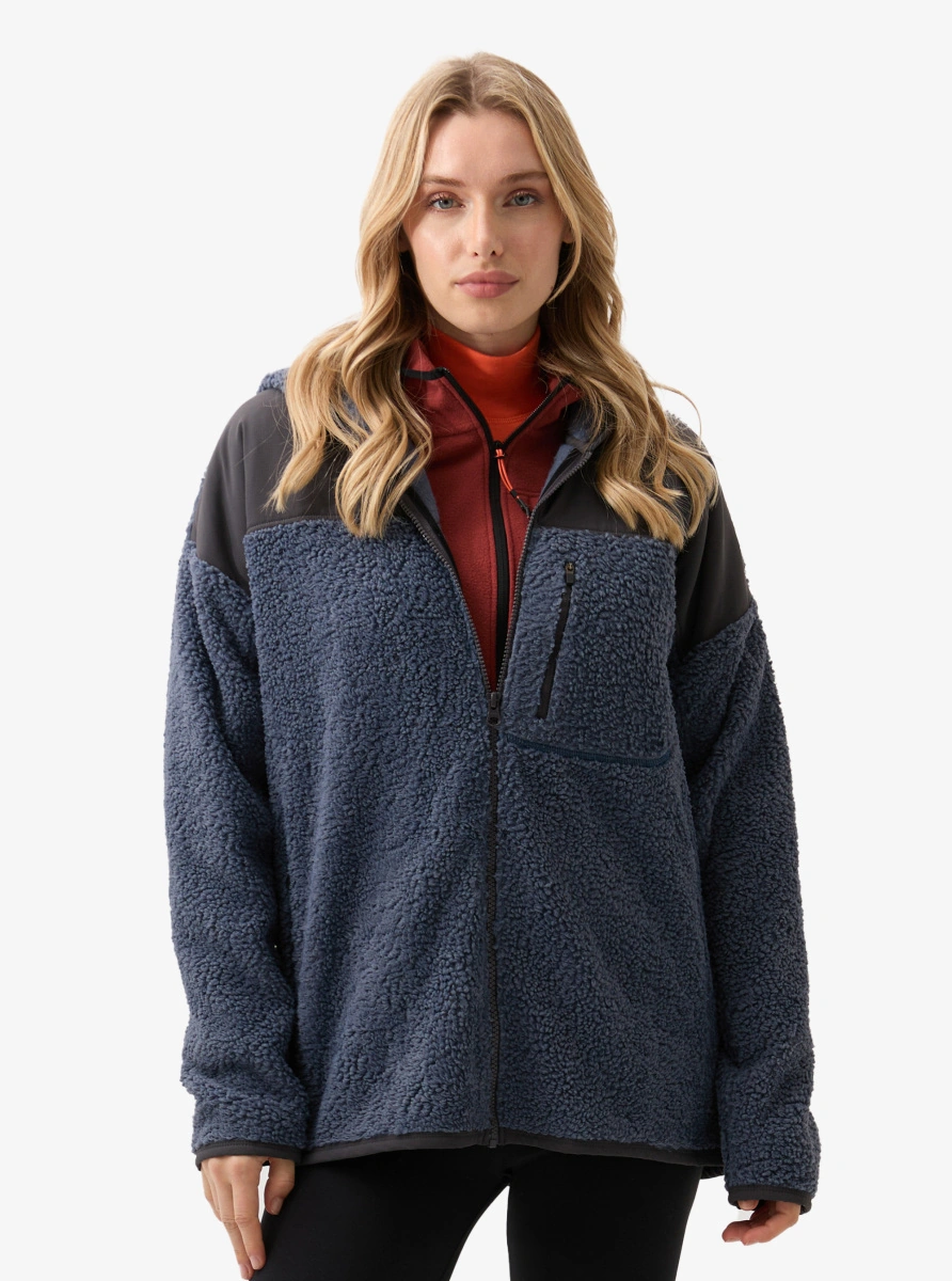 Unisex Termal Polar Ceket 20001 - Mavi Mavi