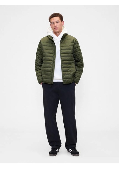 Gap 790583002 V-frch Logo Ltwt Puffer Jkt Erkek Mont Haki
