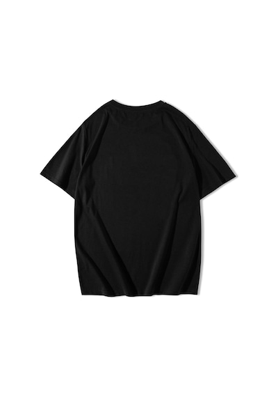 Brz Collection Unisex Oversize Mushroom Smoking Forest T-shirt-siyah Siyah