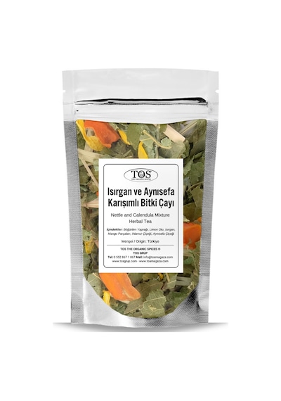 Tos The Organic Spices Isırgan ve Aynısefa Karışımı Bitki Çayı 250 G