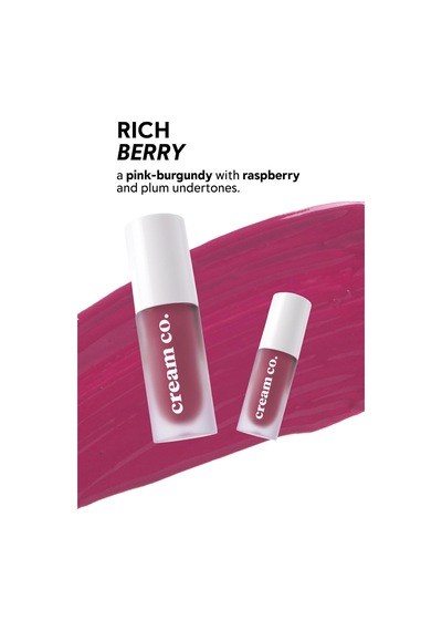 Allık Ruj Göz Farı Glow Tint Rich Berry, Nemlendirici Makyaj, 502 Bordo, Hyaluronik Asit Peptit