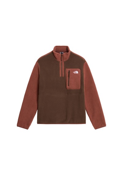 The North Face M Yumıorı 1/4 Zıp Erkek Outdoor Çeyrek Fermuarlı Polar Üst Nf0a883suh01 Kahverengi