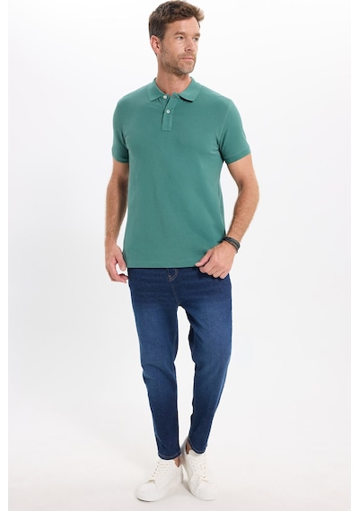 Tudors Erkek Slim Fit Dar Kesim Premium Seri %100 Pamuk Yumuşak Dokulu Merserize Yeşil Polo Yaka Tişört-50913 Tudors Erkek Slim Fit Dar Kesim Premium Seri %100 Pamuk Yumuşak Dokulu Merserize Yeşil Polo Yaka Tişört-50913