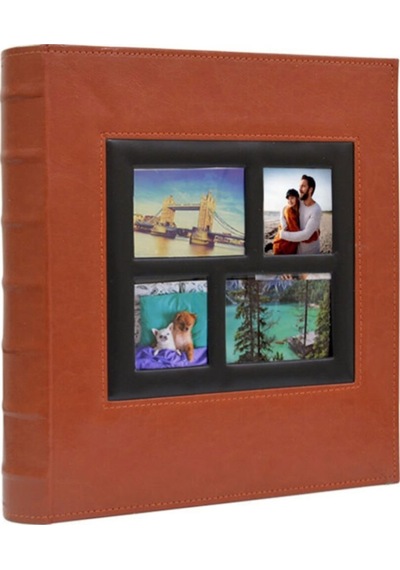 10 x 15 CM 500'lük Pencereli Deri Fotoğraf Albümü 10 x 15 CM 500'lük Pencereli Deri Fotoğraf Albümü