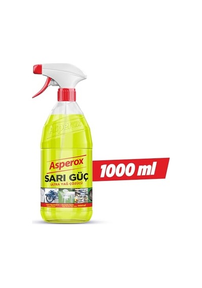 Sarı Güç Yağ Çözücü Sprey 1000 Ml 10'lu Set