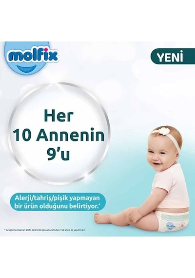 Molfix Premium Bebek Bezi Beden:5 11-18 KG Junior 66adet Ultrafrst 5 Numara