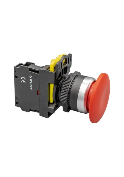 Gwest A5 - 01m 40mm Kayıcı Mantar Buton 1nc Kırmızı 10 Adet