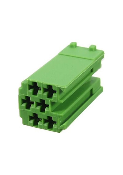 Mini İso Soket Yeşil 6 Pin