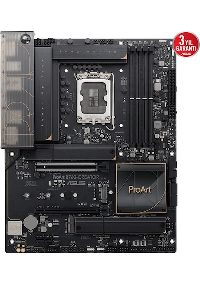 Asus PROART B760-Creator Intel B760 LGA1700 DDR5 7800 M2 Anakart