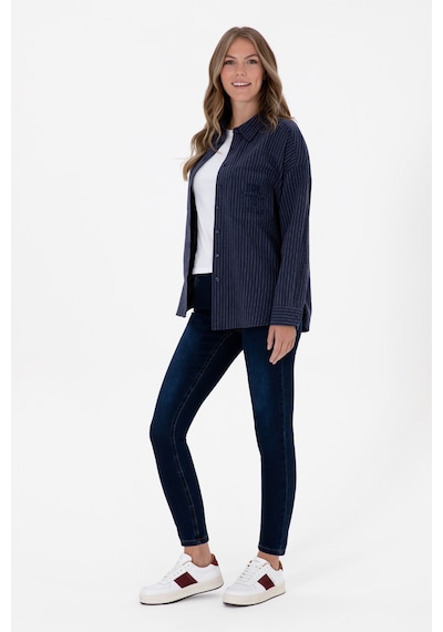 U.S. Polo Assn. Kadın Koyu Mavi Skinny Fit Jean Pantolon 50308101-DN0023