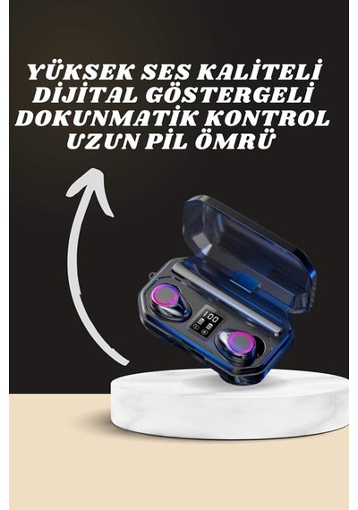 Yeni Nesil Akıllı Saat Ve Bluetooth Kulaklık Kampanyası Dijital Göstergeli Powerbankli