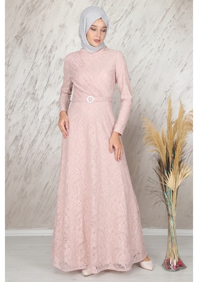 İbrahim Burak Etiler Collection Ahunisa Tanem Abiye Pudra 6525