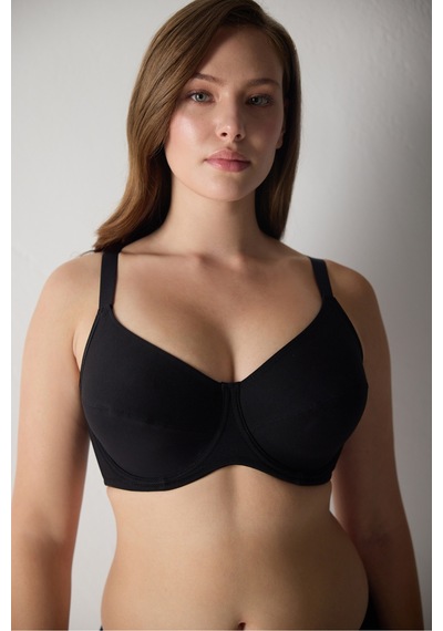 Magic Form Penye Desteksiz Minimizer Toparlayıcı Sütyen Siyah - 621215141 Siyah