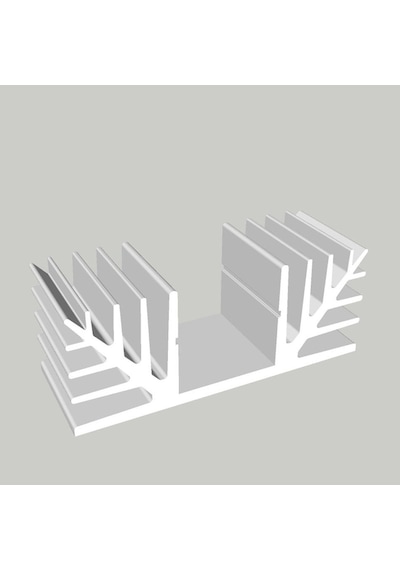 Alüminyum Soğutucu Profil Led Soğutma Profili 88 X 35 Mm 507963122