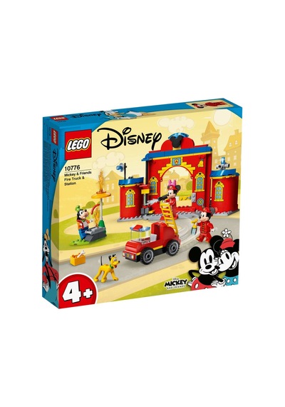LEGO® Disney 10776 Mickey ve Arkadaşları'nın İtfaiye Merkezi Ve Kamyonu 144 Parça