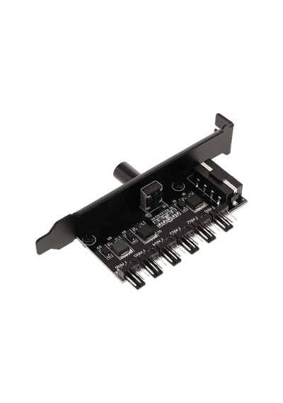 6 Port Fan Çoğaltıcı Hız Kontrol Kartı Molex Güç Giriş Soketi