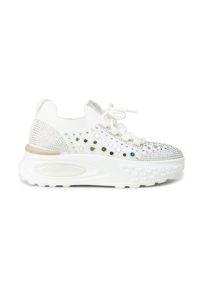 Deery Kadın Beyaz Taş Detaylı Sneaker Ayakkabı - 26311zbyzp01 Beyaz