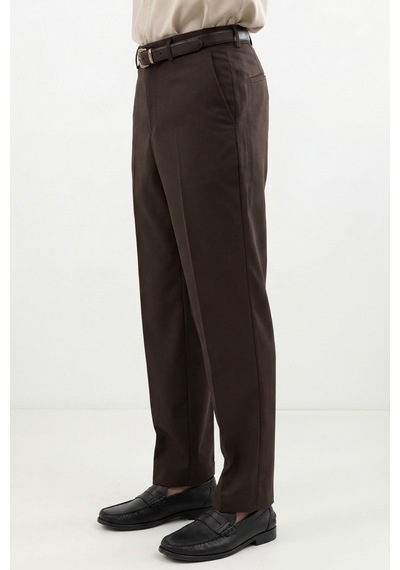 Antioch Tapered Fit Erkek Pantolon Koyu Kahve