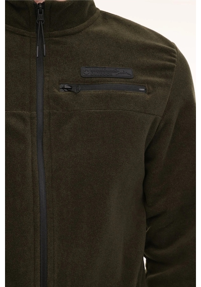 Lumberjack 2w M-sn165 Nordic Haki Erkek Fermuarlı Polar 101398540 Haki