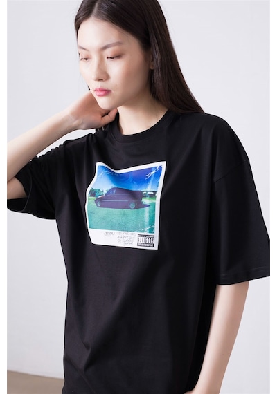 Flood Of Style Unisex M.a.a.d City Kendrick Lamar Siyah Tshirt
