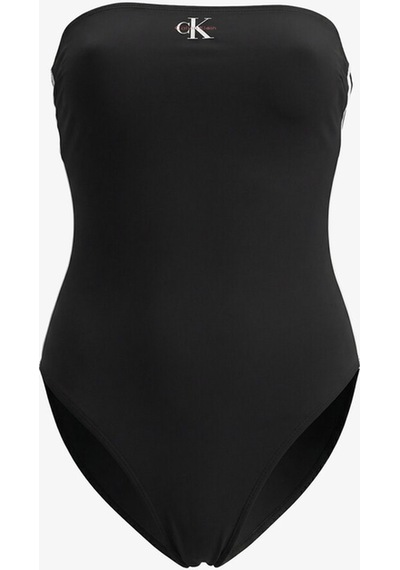 Calvin Klein Strapless One Piece Kadın Siyah Mayo-15924