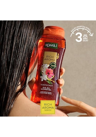 1878 Rich Aroma Peace&calm Kalıcı Parfüm Etkili Duş Jeli 500 Ml Açık Mavi