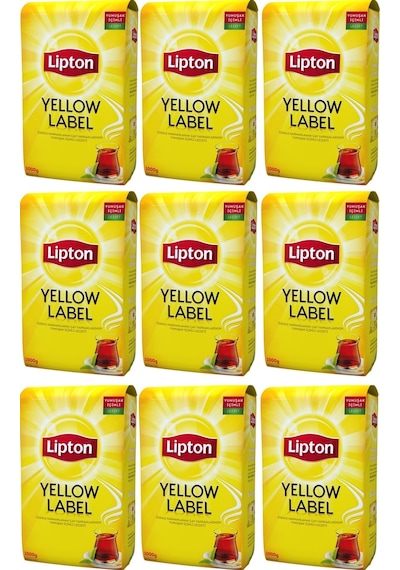 Lipton Yellow Label Siyah Dökme Çay 9 x 1 KG