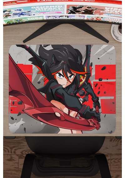 Kill La Kill Kaymaz Dikişli Kauçuk Oyuncu Mousepad V1 - 48x40 Xl Gaming Mouse Pad Fare Altlığı