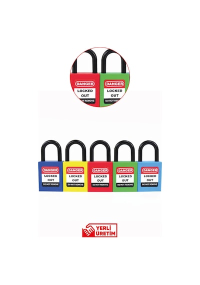 Bbu Safety Güvenlik Kilidi Plastik Kanca 38 Mm Endüstriyel Güvenlik Ve Loto Sistemleri