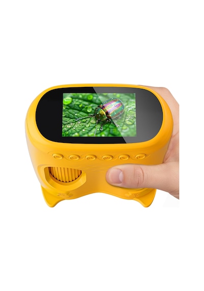 Tr 2'si 1 Arada Çocuk Mikroskop Teleskopu, Çocuklar İçin 2 İnç 1000x Dijital Mikroskop, Çocuklar İçin Hd Taşınab