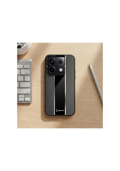 Xiaomi Redmi Note 13 Pro 5g  Kılıf Premium Deri Kılıf Siyah