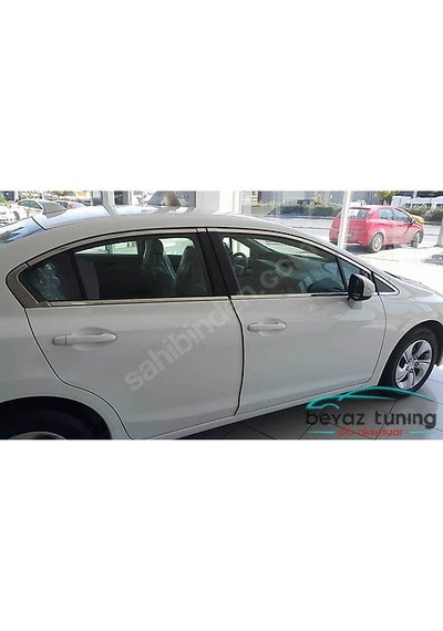 Honda Civic Fb7 Cam Çıtası Çerçevesi Kromu Nikelajı Komple 12-15