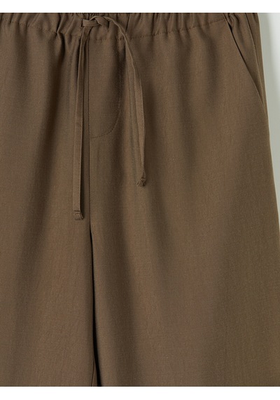 Lcw Modest Haki Beli Lastikli Kadın Pantolon