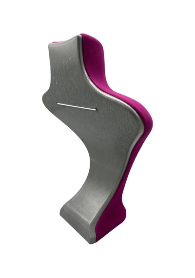 Yerli Üretim Londra Model Süet Kumaş Fujya Renk 28/ 22 Cm Kolye Sergileme Mankeni Çok Renkli
