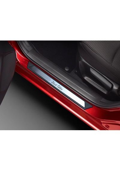 Peugeot Rifter Krom Kapı Eşik Koruması Black Edition 2019 Üzeri 2