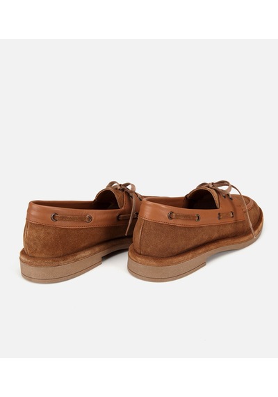 Hotiç Kadın Süet Deri Taba Bağcık Detaylı Günlük Loafer 01ayh320470a340 01ayh320470a340