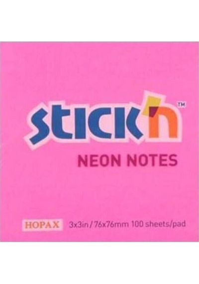 Yapışkanlı Not Kağıdı 76x76 Mm Neon Pembe 4-2116500-5001